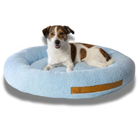 Dreaming Paw-fect. Orthopedic Dog bedsRound Dog Bed Sofa Dog Bed Dog beds & Furniture with Washable Pillow Dog Couch Bed with Anti-Slip Bottom Durable Dog Bed Elevated Dog Bed. Large Dog Bed.