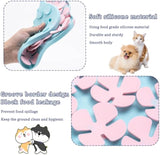 Slow Feeder Dog Bowls Silicone Slow Feeder Lick Down Eating Pet Calming Mat Anxiety Relief Training Wet Food Lick Pad With Suction Cup Interactive Feed Game Toy All Breed Dogs