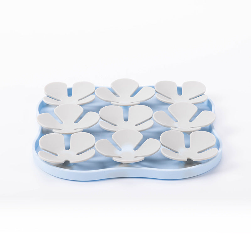 Slow Feeder Dog Bowls Silicone Slow Feeder Lick Down Eating Pet Calming Mat Anxiety Relief Training Wet Food Lick Pad With Suction Cup Interactive Feed Game Toy All Breed Dogs