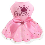 Idepet Princess Dog Dress Tulle Puppy Skirt Pet Apparel Dog Tutu with BowknotBirthday Dresses Daisy Sleeveless Holiday Clothes for Small Dogs Girls and Cats XXS