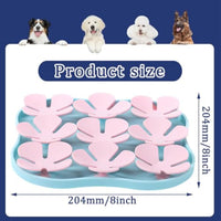Slow Feeder Dog Bowls Silicone Slow Feeder Lick Down Eating Pet Calming Mat Anxiety Relief Training Wet Food Lick Pad With Suction Cup Interactive Feed Game Toy All Breed Dogs