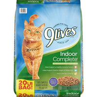 9Lives Indoor Complete Dry Cat Food 20 lb. Bag