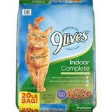 9Lives Indoor Complete Dry Cat Food 20 lb. Bag